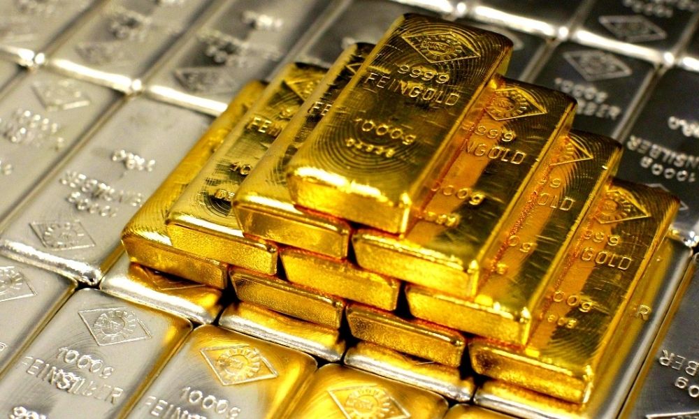 Gold above $2,000 on safe-haven appeal; nickel up over 20%.